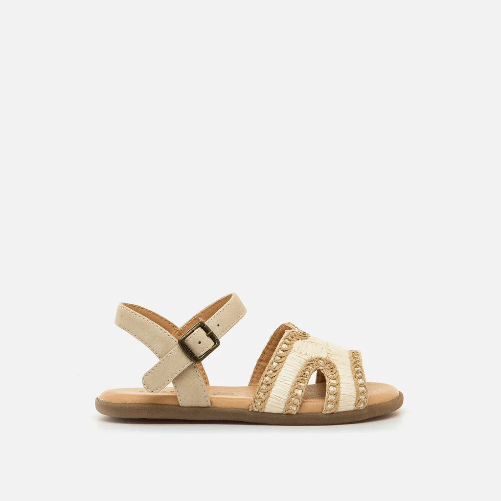 MTNG - SANDALIA FREE NIÑA BEIGE