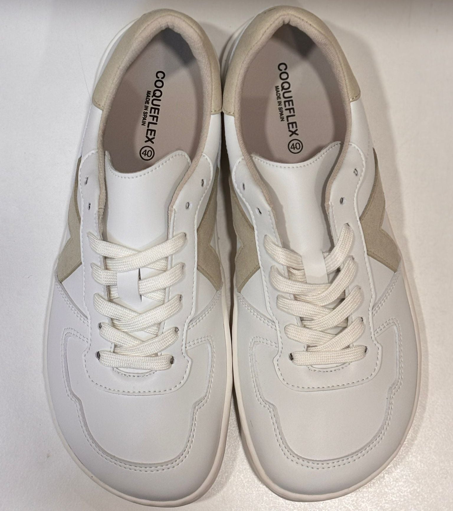 COQUEFLEX - ZAPATILLA BLANCO-LATTE TG